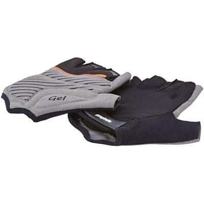 Prophete Fahrrad-Handschuhe, Radhandschuhe für Damen und Herren, Halbfinger mit Geleinlage,schwarz Prophete Fahrrad-Handschuhe, Radhandschuhe für Damen und Herren, Halbfinger mit Geleinlage,schwarz
