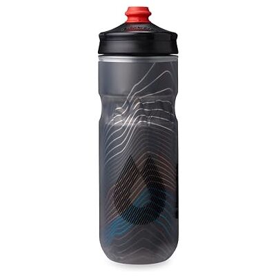 HydraPak Polar Surge isolierte Fahrrad-Wasserflasche – hoher Durchfluss, Squeeze-Flasche für Radfahren und Sport (Black, 600ml / 20oz) HydraPak Polar Surge isolierte Fahrrad-Wasserflasche – hoher Durchfluss, Squeeze-Flasche für Radfahren und Sport (Black, 600ml / 20oz)