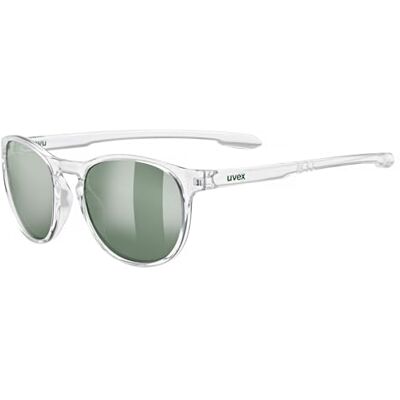 Uvex LGL 53 Sonnenbrille für Damen und Herren starker Schutz vor Sonnenstrahlung 100% UVA-, B, C Schutz transparent/green one size Uvex LGL 53 Sonnenbrille für Damen und Herren starker Schutz vor Sonnenstrahlung 100% UVA-, B, C Schutz transparent/green one size