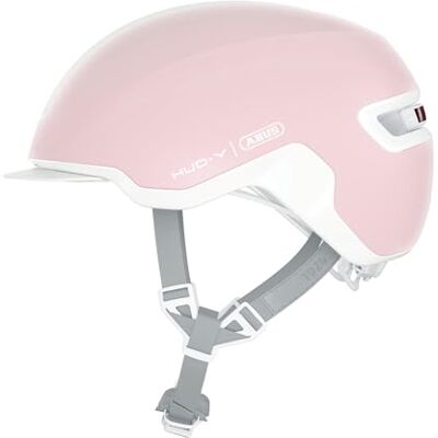 ABUS Urban Helm HUD-Y mit magnetischem, aufladbarem LED-Rücklicht & Magnetverschluss Cooler Fahrradhelm für den Alltag für Damen und Herren ABUS Urban Helm HUD-Y mit magnetischem, aufladbarem LED-Rücklicht & Magnetverschluss Cooler Fahrradhelm für den Alltag für Damen und Herren