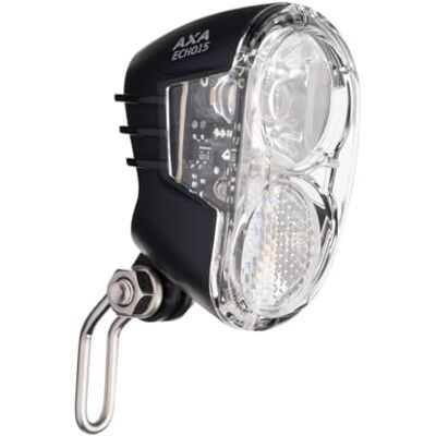 AXA Echo 15 Switch – Dynamo Fahrradlicht – 15 Lux – mit Reflektor – Sichtbar von der Seite – StVZO zugelassen AXA Echo 15 Switch – Dynamo Fahrradlicht – 15 Lux – mit Reflektor – Sichtbar von der Seite – StVZO zugelassen