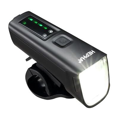 HEPHA Fahrrad Frontlicht 100 LUX mit OSRAM-LEDs,StVZO Zugelassen Fahrradlicht Vorne,IPX5 Wasserdicht Fahrradlampe, Blendfreies Design, USB Wiederaufladbar, Vier Modi, Schwarz HEPHA Fahrrad Frontlicht 100 LUX mit OSRAM-LEDs,StVZO Zugelassen Fahrradlicht Vorne,IPX5 Wasserdicht Fahrradlampe, Blendfreies Design, USB Wiederaufladbar, Vier Modi, Schwarz