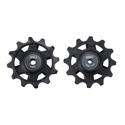 BBB Cycling RollerBoys Schaltröllchen – 12 Zähne (12T) – Kompatibel mit SRAM XPLR 12-Fach Schaltwerken – Hochleistungskomposit mit 40% Glasfaser & CrMo Lagern – BDP-10X Schwarz BBB Cycling RollerBoys Schaltröllchen – 12 Zähne (12T) – Kompatibel mit SRAM XPLR 12-Fach Schaltwerken – Hochleistungskomposit mit 40% Glasfaser & CrMo Lagern – BDP-10X Schwarz