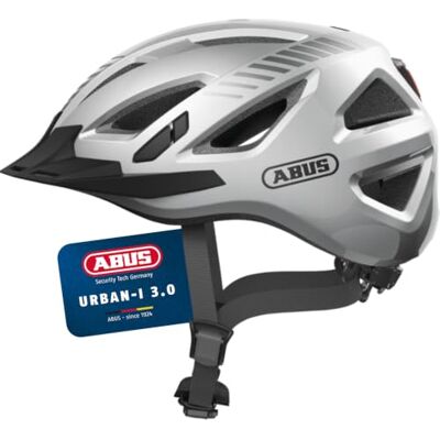 ABUS Stadthelm Urban-I 3.0 Fahrradhelm mit Rücklicht, Schirm und Magnetverschluss für Damen und Herren ABUS Stadthelm Urban-I 3.0 Fahrradhelm mit Rücklicht, Schirm und Magnetverschluss für Damen und Herren