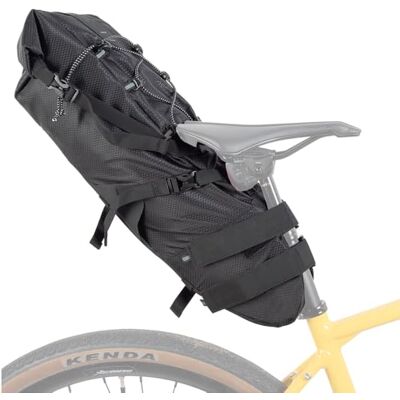 M-Wave Fahrrad Satteltasche, 100% wasserdicht, 11 L, Bikepacking & Gravel, Rough Ride Saddle L M-Wave Fahrrad Satteltasche, 100% wasserdicht, 11 L, Bikepacking & Gravel, Rough Ride Saddle L