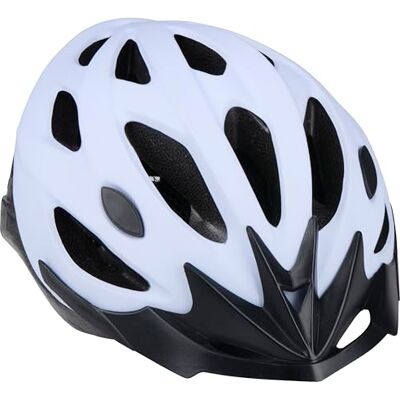Dunlop Fahrrad Helm Größe L 58-61 cm Helm Fahrrad mit Abnehmbarem Visier Radhelm für E-Bike mit Belüftung und Verstellbarem Verschluss Weiß Schwarz Dunlop Fahrrad Helm Größe L 58-61 cm Helm Fahrrad mit Abnehmbarem Visier Radhelm für E-Bike mit Belüftung und Verstellbarem Verschluss Weiß Schwarz