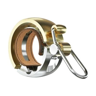 Knog 12128 OI Luxe Fahrradklingel, Messing, S Knog 12128 OI Luxe Fahrradklingel, Messing, S