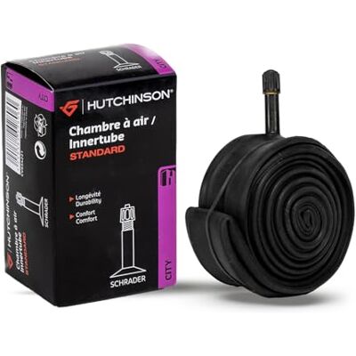Hutchinson Schlauch City Standard Strapazierfähig und pannensicher Schrader- oder Presta-Ventil Dicke 0,9 mm 32 MM ou 48 MM Hutchinson Schlauch City Standard Strapazierfähig und pannensicher Schrader- oder Presta-Ventil Dicke 0,9 mm 32 MM ou 48 MM