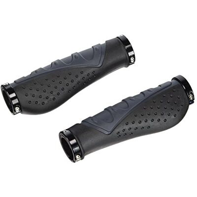 XLC Unisex – Erwachsene Griffe Ergonomic GR-S07, Schwarz XLC Unisex – Erwachsene Griffe Ergonomic GR-S07, Schwarz