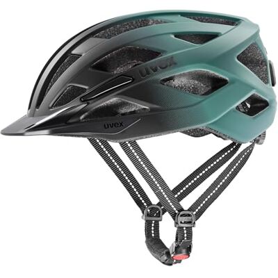 Uvex urban Explorer Fahrradhelm, Black-sage Green matt, 52-57 cm mit Plug-in LED nachrüstbar individuelle Größenanpassung reflektierende Elemente Uvex urban Explorer Fahrradhelm, Black-sage Green matt, 52-57 cm mit Plug-in LED nachrüstbar individuelle Größenanpassung reflektierende Elemente