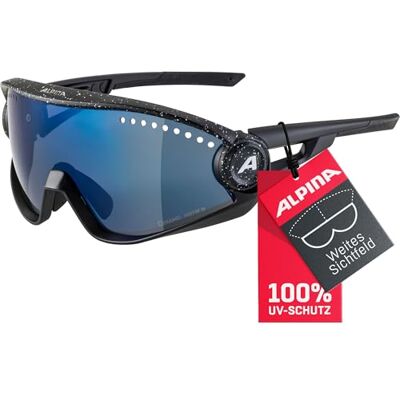 ALPINA 5W1NG Sportbrille, black blur matt, One Size ALPINA 5W1NG Sportbrille, black blur matt, One Size