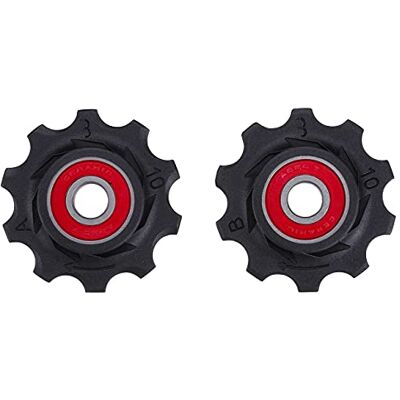 BBB Cycling Schaltrollen 10-T Kasette 10-Zähne 7- 8- 9- 10-Fach Schaltwerk SRAM Campagnolo und Shimano Kompatibel für Rennrad und Urban Cycling RollerBoys Ceramic BDP-11 BBB Cycling Schaltrollen 10-T Kasette 10-Zähne 7- 8- 9- 10-Fach Schaltwerk SRAM Campagnolo und Shimano Kompatibel für Rennrad und Urban Cycling RollerBoys Ceramic BDP-11