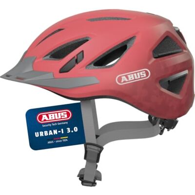 ABUS Stadthelm Urban-I 3.0 Fahrradhelm mit Rücklicht, Schirm und Magnetverschluss für Damen und Herren ABUS Stadthelm Urban-I 3.0 Fahrradhelm mit Rücklicht, Schirm und Magnetverschluss für Damen und Herren