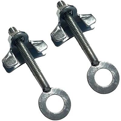 cyclingcolors 2x Fahrrad kettenspanner M6x65mm stahl mit muttern Øachsen 11.3mm BMX fixie cyclingcolors 2x Fahrrad kettenspanner M6x65mm stahl mit muttern Øachsen 11.3mm BMX fixie