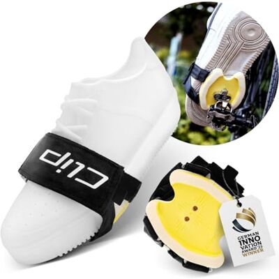 ClipClap ® Clix-Adapter EXPLORE schwarz Klickschuh-Alternative für Gravel, MTB, Trekking Fahrrad Zubehör Kompatibel mit Shimano SPD Cleats für Klickpedale & SPD Pedale Adapterplatte OneSize ClipClap ® Clix-Adapter EXPLORE schwarz Klickschuh-Alternative für Gravel, MTB, Trekking Fahrrad Zubehör Kompatibel mit Shimano SPD Cleats für Klickpedale & SPD Pedale Adapterplatte OneSize