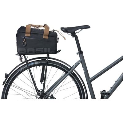 Basil Miles Tarpaulin Gepäckträgertasche – Isoliert & Wasserdicht – 7L, 31×17×14 cm – stabile Fahrradtasche für Alltag, Einkauf & E-Bike Basil Miles Tarpaulin Gepäckträgertasche – Isoliert & Wasserdicht – 7L, 31×17×14 cm – stabile Fahrradtasche für Alltag, Einkauf & E-Bike