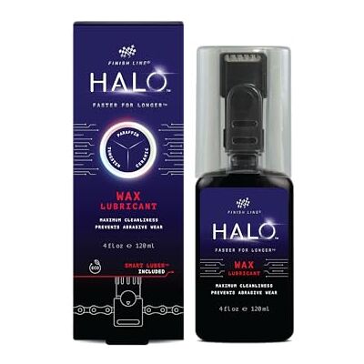 Finish Line HALO Wax Lube, Premium Kettenwachs, flüssig 120ml Flasche inkl. Applikator, Kettenfett für Fahrradkette, Schmiermittel mit Antihaftbeschichtung, e bike & Fahrrad Zubehör, Schmierfett Finish Line HALO Wax Lube, Premium Kettenwachs, flüssig 120ml Flasche inkl. Applikator, Kettenfett für Fahrradkette, Schmiermittel mit Antihaftbeschichtung, e bike & Fahrrad Zubehör, Schmierfett