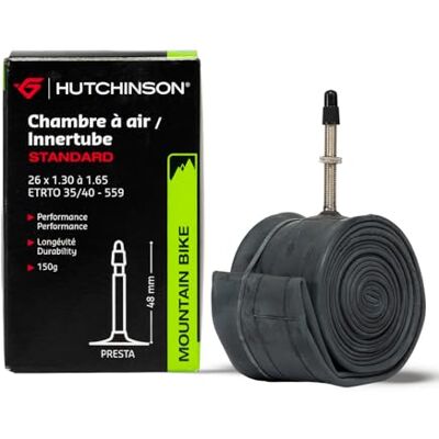 Hutchinson Schlauch MTB Standard Strapazierfähig und pannensicher Schrader- und Presta-Ventile Dicke 0,9 mm Hutchinson Schlauch MTB Standard Strapazierfähig und pannensicher Schrader- und Presta-Ventile Dicke 0,9 mm