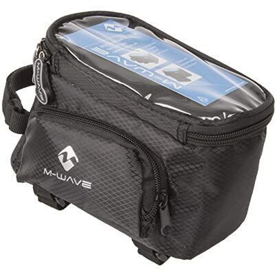 M-Wave Fahrrad Oberrohrtasche mit Touch-Sichtfenster, wasserabweisend, für Smartphones, Rotterdam TOP SB M-Wave Fahrrad Oberrohrtasche mit Touch-Sichtfenster, wasserabweisend, für Smartphones, Rotterdam TOP SB