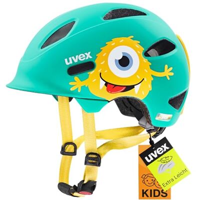 Uvex OYO Style Leichter Fahrradhelm für Kinder individuelle Größenanpassung Mustern Monster Lagoon matt 50-54 cm Uvex OYO Style Leichter Fahrradhelm für Kinder individuelle Größenanpassung Mustern Monster Lagoon matt 50-54 cm