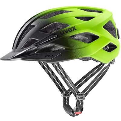 Uvex urban Explorer Fahrradhelm, Black-neon Yellow matt, 52-57 cm mit Plug-in LED nachrüstbar individuelle Größenanpassung reflektierende Elemente Uvex urban Explorer Fahrradhelm, Black-neon Yellow matt, 52-57 cm mit Plug-in LED nachrüstbar individuelle Größenanpassung reflektierende Elemente