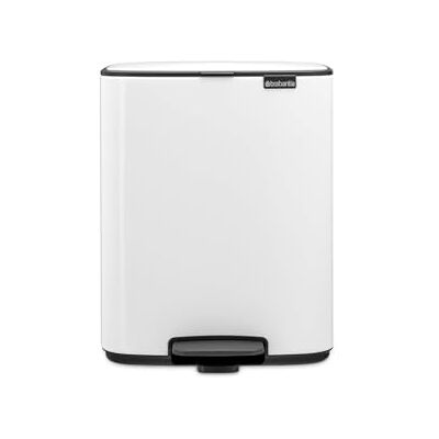 Brabantia Bo Treteimer 12 L (weiß), platzsparender Mini Mülleimer mit Soft-Close-Funktion und leichtgängigem Pedal, Badmülleimer mit herausnehmbarem Inneneimer, inklusive PerfectFit Müllbeuteln Brabantia Bo Treteimer 12 L (weiß), platzsparender Mini Mülleimer mit Soft-Close-Funktion und leichtgängigem Pedal, Badmülleimer mit herausnehmbarem Inneneimer, inklusive PerfectFit Müllbeuteln