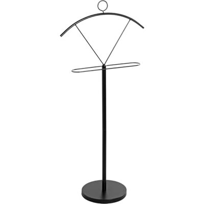 HAKU Herrendiener schwarz Metall stiller Diener schwarz Maße: B 51 x H 117 x T 28 cm, Style: Modern HAKU Herrendiener schwarz Metall stiller Diener schwarz Maße: B 51 x H 117 x T 28 cm, Style: Modern