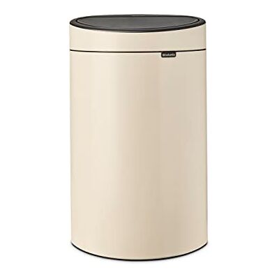 Brabantia Touch Bin 40L Großer Mülleimer für die Küche Soft-Touch-Öffnung Entnehmbarer Inneneimer Rutschfest Einfaches Recycling Inklusive Müllbeutel Soft Beige 44 x 30 x 73 cm Brabantia Touch Bin 40L Großer Mülleimer für die Küche Soft-Touch-Öffnung Entnehmbarer Inneneimer Rutschfest Einfaches Recycling Inklusive Müllbeutel Soft Beige 44 x 30 x 73 cm