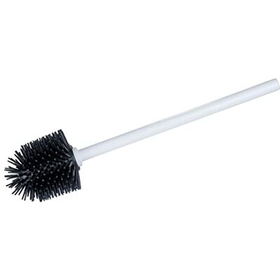 WENKO Silikon WC-Bürste, Ersatzbürste für WC-Garnituren mit antibakteriellem Stiel und auswechselbarem Bürstenkopf aus Silikon zur hygienischen Reinigung der Toilette, (B/T x H): Ø 7,5 x 35 cm, Weiß WENKO Silikon WC-Bürste, Ersatzbürste für WC-Garnituren mit antibakteriellem Stiel und auswechselbarem Bürstenkopf aus Silikon zur hygienischen Reinigung der Toilette, (B/T x H): Ø 7,5 x 35 cm, Weiß