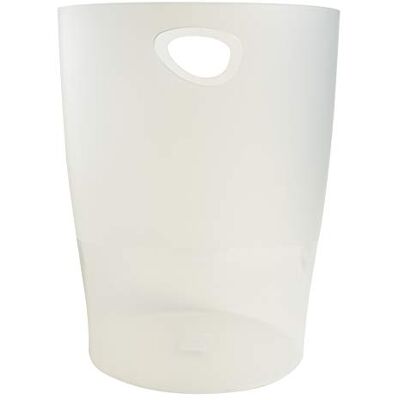 Exacompta 45357D ECOBIN 8er Pack Papierkorb 15 Liter mit Griffen. Eleganter und robuster Papierkorb und Mülleimer im modernen Design glasklar Exacompta 45357D ECOBIN 8er Pack Papierkorb 15 Liter mit Griffen. Eleganter und robuster Papierkorb und Mülleimer im modernen Design glasklar
