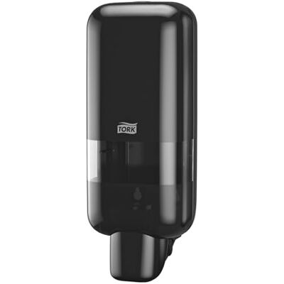 Tork Spender für Seifen und Händedesinfektionsmittel Schwarz S4, geeignet für Flüssigseife, Schaum und Gel, Elevation Design, 564508 Tork Spender für Seifen und Händedesinfektionsmittel Schwarz S4, geeignet für Flüssigseife, Schaum und Gel, Elevation Design, 564508