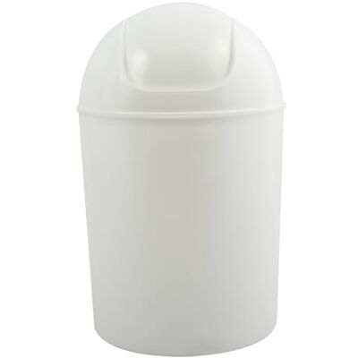 MSV Kosmetikeimer Abfalleimer Schwingdeckeleimer 7 Liter Kunststoff Weiß MSV Kosmetikeimer Abfalleimer Schwingdeckeleimer 7 Liter Kunststoff Weiß