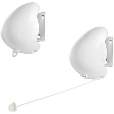 Leifheit Wandtrockner Rollfix Single 80 Longline, 8m Wäscheleine, ausziehbarer Wäscheständer, platzsparender Trockner, Wäschetrockner für die Wand, drinnen und draußen, Wäschreck mit Wandmontage Leifheit Wandtrockner Rollfix Single 80 Longline, 8m Wäscheleine, ausziehbarer Wäscheständer, platzsparender Trockner, Wäschetrockner für die Wand, drinnen und draußen, Wäschreck mit Wandmontage