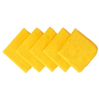 Mirka Polarshine Marine Mikrofaser-Reinigungstuch 400 x 400 mm Gelb 5 Stück 7991500111 Mirka Polarshine Marine Mikrofaser-Reinigungstuch 400 x 400 mm Gelb 5 Stück 7991500111