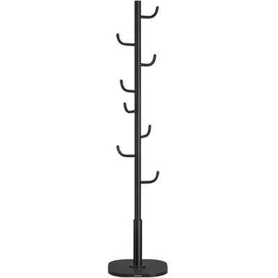 SONGMICS Garderobe in Kaktus-Form, Kleiderständer, freistehende Garderobe, 8 Haken mit nach oben gebogenen Enden, 175,3 cm hoch, für Kleidung, Hüte, Taschen, tintenschwarz RCR039BH01 SONGMICS Garderobe in Kaktus-Form, Kleiderständer, freistehende Garderobe, 8 Haken mit nach oben gebogenen Enden, 175,3 cm hoch, für Kleidung, Hüte, Taschen, tintenschwarz RCR039BH01