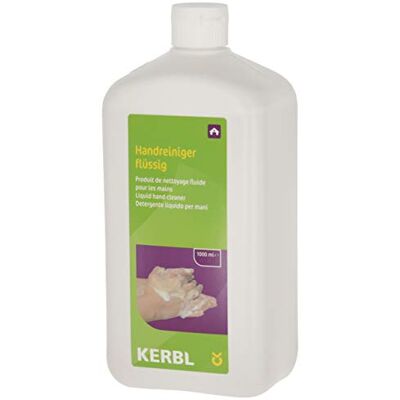 Kerbl Handreiniger flüssig (Handwaschlotion 1000 ml, 24 x 9 x 7 cm Handreinigungsmittel mit Citrus-Duft) 151180 Kerbl Handreiniger flüssig (Handwaschlotion 1000 ml, 24 x 9 x 7 cm Handreinigungsmittel mit Citrus-Duft) 151180