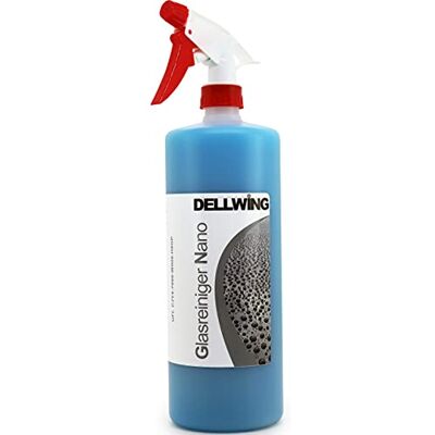 DELLWING Glasreiniger NANO 1L mit Sprühkopf – Reinigung und Versiegelung für Auto, Fenster, Scheiben, Spiegel uvm.– Schnell, effektiv und streifenfrei DELLWING Glasreiniger NANO 1L mit Sprühkopf – Reinigung und Versiegelung für Auto, Fenster, Scheiben, Spiegel uvm.– Schnell, effektiv und streifenfrei