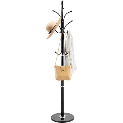 VEVOR Garderobenständer, 370x370x1800 mm, Kleiderständer mit Marmorsockel & 6 Haken, Flurgarderobe für Eingangsbereich, Schlafzimmer, Büro, Wohnzimmer, Kleiderbügel für Mäntel, Hüte, Taschen VEVOR Garderobenständer, 370x370x1800 mm, Kleiderständer mit Marmorsockel & 6 Haken, Flurgarderobe für Eingangsbereich, Schlafzimmer, Büro, Wohnzimmer, Kleiderbügel für Mäntel, Hüte, Taschen