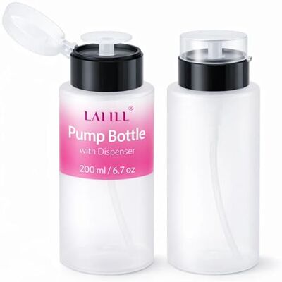 LALILL 2 Stück 200 ml Leere Dispenser Pumpspender Pumpflasche Kunsstoff für Flüssigkeiten Nagellackentferner Remover Cleaner Reinigungsmittel Poliermittel Reiseflasche für Schampoo Lotion LALILL 2 Stück 200 ml Leere Dispenser Pumpspender Pumpflasche Kunsstoff für Flüssigkeiten Nagellackentferner Remover Cleaner Reinigungsmittel Poliermittel Reiseflasche für Schampoo Lotion