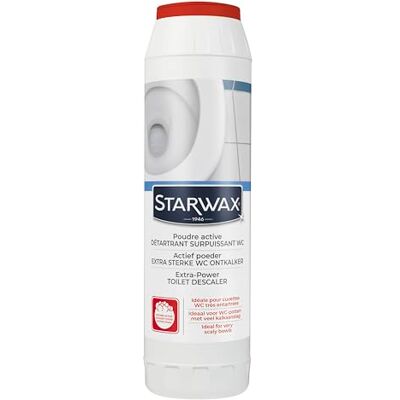 STARWAX WC-Entkalker Reiniger Aktivpulver Speziell für hartnäckige Rückstände Erneuert Wandung und Boden der Toilettenschüssel Wirksam auch unter Wasser Geeignet für Klärgruben 1 kg STARWAX WC-Entkalker Reiniger Aktivpulver Speziell für hartnäckige Rückstände Erneuert Wandung und Boden der Toilettenschüssel Wirksam auch unter Wasser Geeignet für Klärgruben 1 kg
