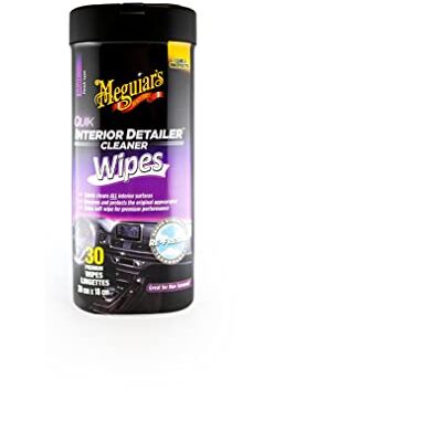 Meguiar's G13600EU Quik Interior Detailer Cleaning Wipes, Reinigungstücher (Dose mit 30 Stück) Meguiar's G13600EU Quik Interior Detailer Cleaning Wipes, Reinigungstücher (Dose mit 30 Stück)