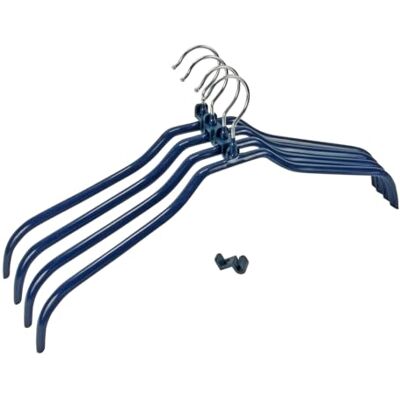 WENKO Formbügel-Set Multi 4er Set Kleiderbügel rutschhemmend beschichtet, Bügelverbinder, verchromtes Metall, 42 x 19 x 1 cm, Silber glänzend WENKO Formbügel-Set Multi 4er Set Kleiderbügel rutschhemmend beschichtet, Bügelverbinder, verchromtes Metall, 42 x 19 x 1 cm, Silber glänzend