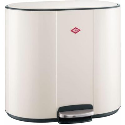 WESCO Multicollector 3 Tretabfalleimer sandmatt aus pulverbeschichtetem Stahlblech, 1 x 25 Liter und 2 x 12 Kunststoffbehälter, Metall-Fußtritt, praktischer Handgriff, Geruchsfilter, Deckelarretierung WESCO Multicollector 3 Tretabfalleimer sandmatt aus pulverbeschichtetem Stahlblech, 1 x 25 Liter und 2 x 12 Kunststoffbehälter, Metall-Fußtritt, praktischer Handgriff, Geruchsfilter, Deckelarretierung