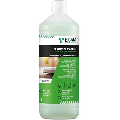 Chemical Ecosolutions EQM ECO-217 Bodenreiniger für Wischroboter 1L Aufgrund seines Neutralen pH-Wertes für alle Oberflächen geeignet Floraler Duft Chemical Ecosolutions EQM ECO-217 Bodenreiniger für Wischroboter 1L Aufgrund seines Neutralen pH-Wertes für alle Oberflächen geeignet Floraler Duft