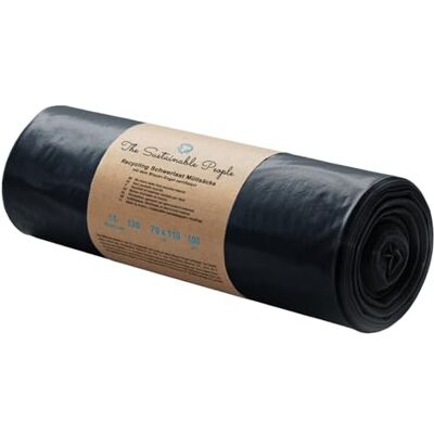 The Sustainable People TSP Schwerlast Müllsäcke 120L aus mind. 90% Post-Consumer-Abfällen (PE) Blauer Engel zertifiziert extrem reißfest 15er Rolle – unsere stärksten (100 μm) ideal für besonders schwere Abfälle The Sustainable People TSP Schwerlast Müllsäcke 120L aus mind. 90% Post-Consumer-Abfällen (PE) Blauer Engel zertifiziert extrem reißfest 15er Rolle – unsere stärksten (100 μm) ideal für besonders schwere Abfälle