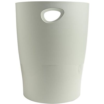 Exacompta 45306D ECOBIN 8er Pack Papierkörbe 15 Liter mit Griffen. Eleganter und robuster Papierkorb und Mülleimer im modernen Design grau Exacompta 45306D ECOBIN 8er Pack Papierkörbe 15 Liter mit Griffen. Eleganter und robuster Papierkorb und Mülleimer im modernen Design grau