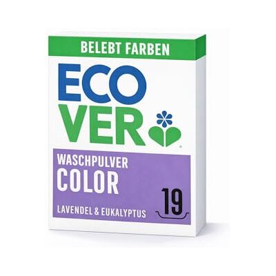 ECOVER Color Waschpulver, Waschmittel, Duftrichtung: Frischer Lavendel & Eukalyptus, 1 x 19 Waschgänge, 1 x 0.95 kg ECOVER Color Waschpulver, Waschmittel, Duftrichtung: Frischer Lavendel & Eukalyptus, 1 x 19 Waschgänge, 1 x 0.95 kg