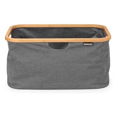 Brabantia Faltbarer Wäschekorb 40L Wasserfester Korb für Nasse & Trockene Wäsche Aufbewahrungskorb für Kleidung Bambusrand für Halt Haushaltszubehör Pepper Black Brabantia Faltbarer Wäschekorb 40L Wasserfester Korb für Nasse & Trockene Wäsche Aufbewahrungskorb für Kleidung Bambusrand für Halt Haushaltszubehör Pepper Black
