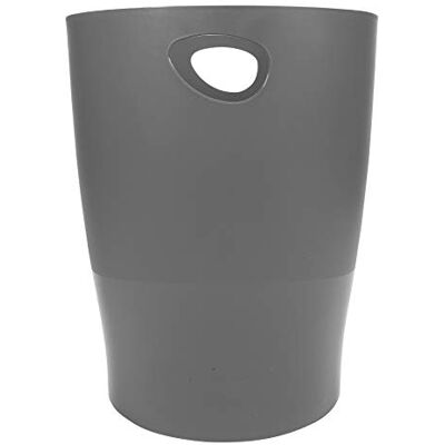 Exacompta 45307D ECOBIN 8er Pack Papierkörbe 15 Liter mit Griffen. Eleganter und robuster Papierkorb und Mülleimer im modernen Design mausgrau Exacompta 45307D ECOBIN 8er Pack Papierkörbe 15 Liter mit Griffen. Eleganter und robuster Papierkorb und Mülleimer im modernen Design mausgrau