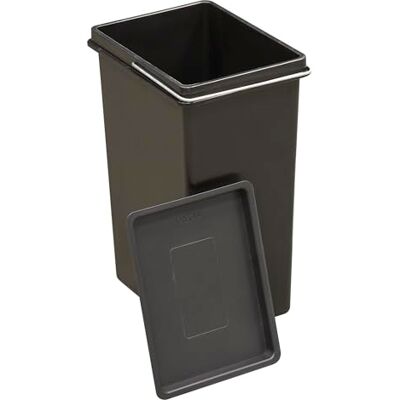 ARREGUI CBZ00682T Ersatzeimer für Mülltrennsysteme 11 L Ersatz Inneneimer aus Kunststoff mit Metallgriff und Deckel Perfekt für Biomüll für Basic, Top, Round, Ecoclas und Ecoclas Plus schwarz ARREGUI CBZ00682T Ersatzeimer für Mülltrennsysteme 11 L Ersatz Inneneimer aus Kunststoff mit Metallgriff und Deckel Perfekt für Biomüll für Basic, Top, Round, Ecoclas und Ecoclas Plus schwarz